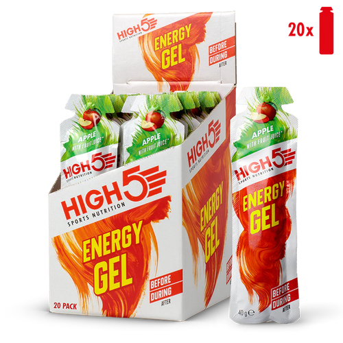 High 5 Energy Gel 20 Pack - Apple