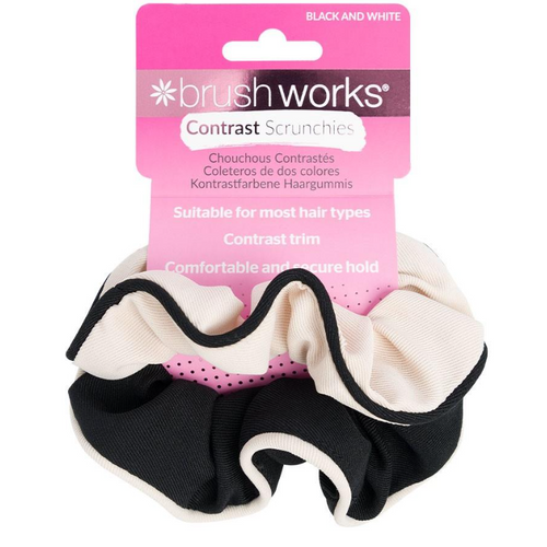 Contrast Scrunchies 2 Pack