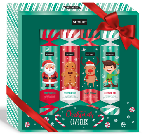 4 Piece Body Care Christmas Cracker Set