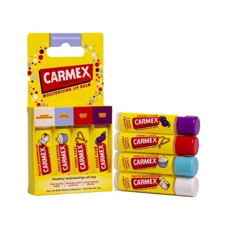 4 Stick Moisturising Lip Balm Pack