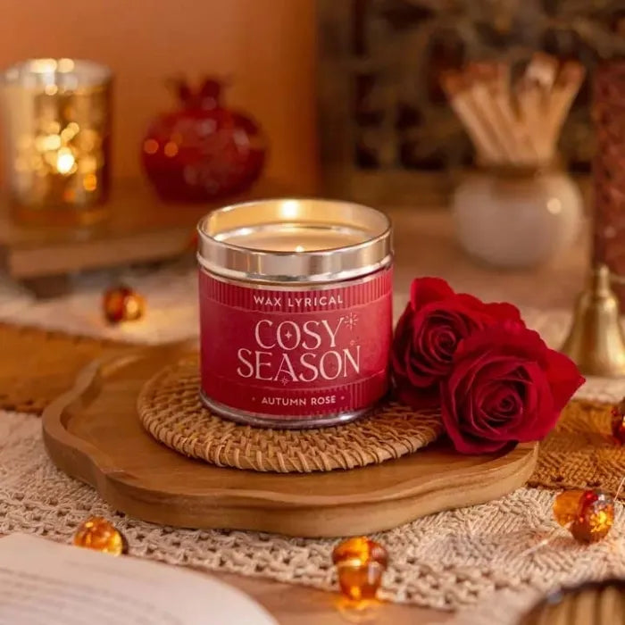 Cosy Season Autumn Rose Candle 170g