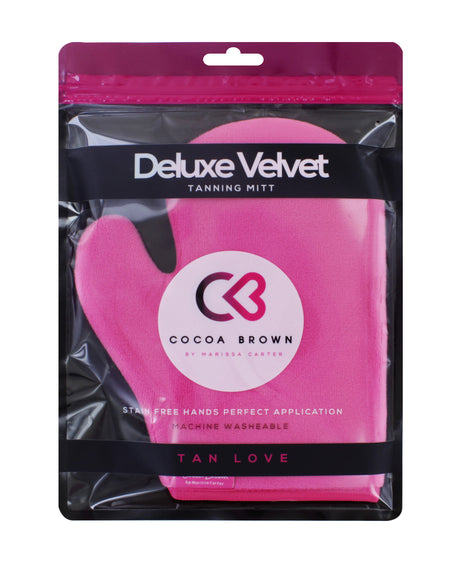 Velvet Thumb Tanning Mitt