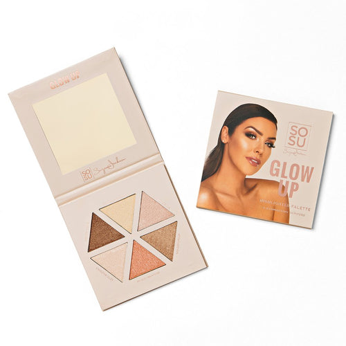 SOSU Cosmetics Glow Up Highlighter Palette