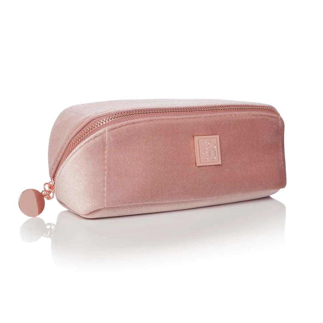 SOSU Cosmetics Luxury Velvet Vanity Bag