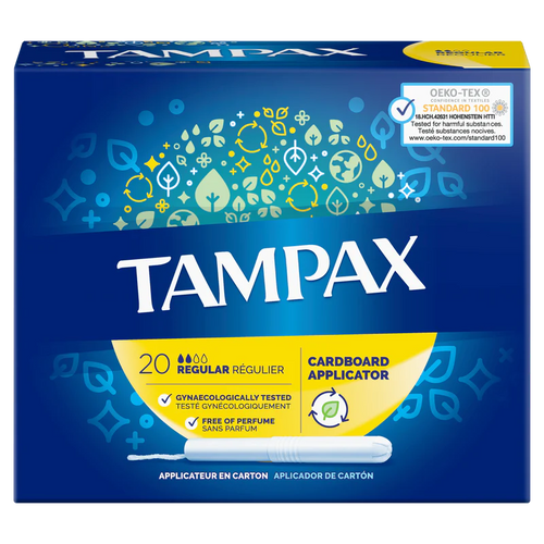 Regular Flow Carboard Applicator Tampons