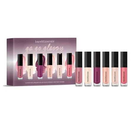 Go Go Glossy 6 pc Mini Lip Gloss Set