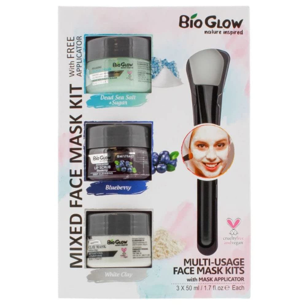 Bio Glow 4 Piece Face Mask Kit