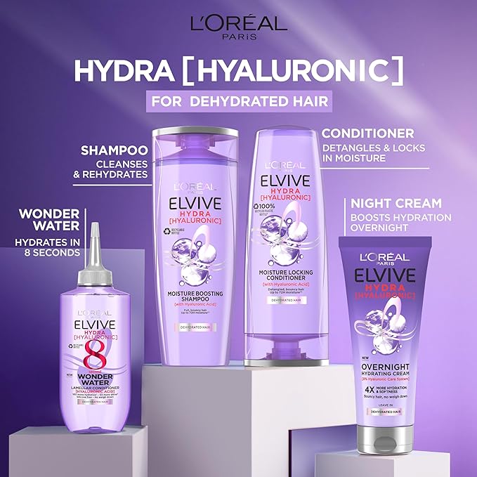Hydra Hyaluronic Acid Overnight Hydrating Hair Cream 200ml