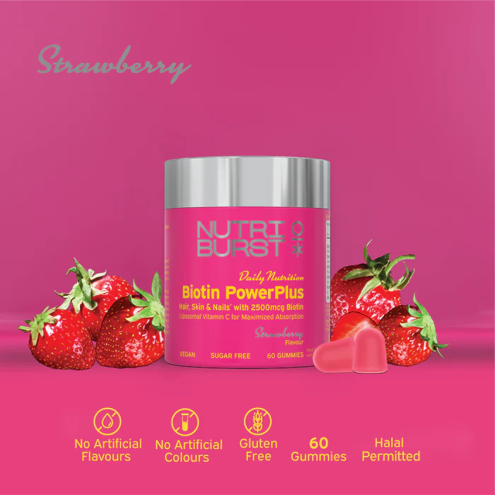 Biotin Power Plus Daily Nutrition 60 Vitamin Gummies
