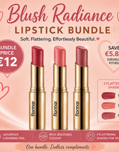 Blush Radiance | Deluxe Cashmere 3 Lipstick Bundle Offer