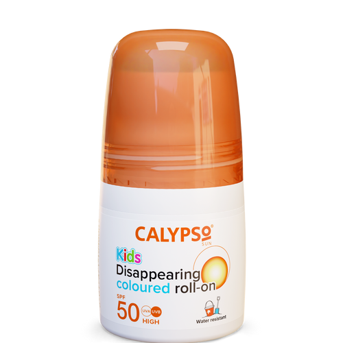 Calypso Kids Disappearing Coloured Roll On SPF 50 50ml