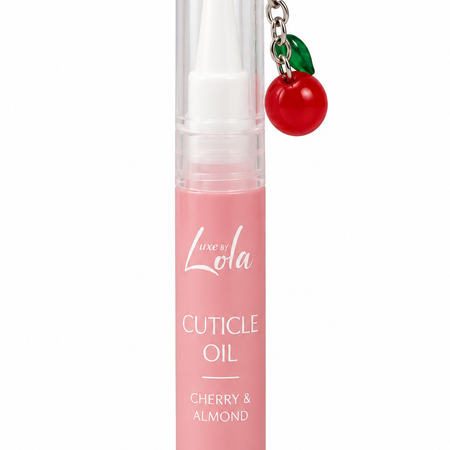 Cuticle Oil with Key Chain | Cherry & Almond 4ml