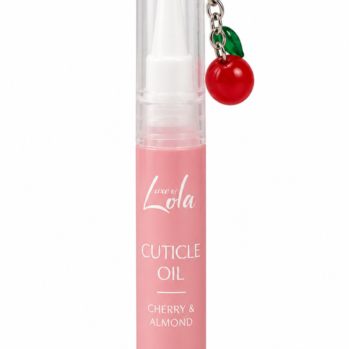 Cuticle Oil with Key Chain | Cherry & Almond 4ml
