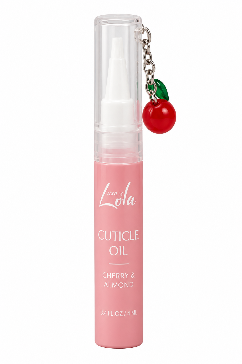 Cuticle Oil with Key Chain | Cherry & Almond 4ml