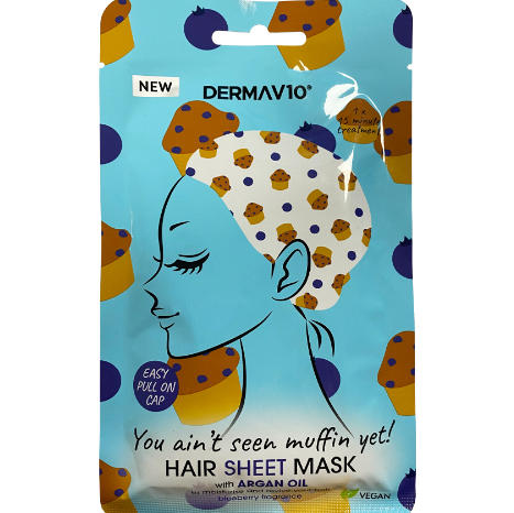 Derma V10 Printed Hair Sheet Mask