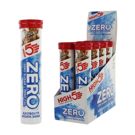 HIGH 5 ZERO SALTS TUBE COLA Electrolyte Drink - 8 Pack Box