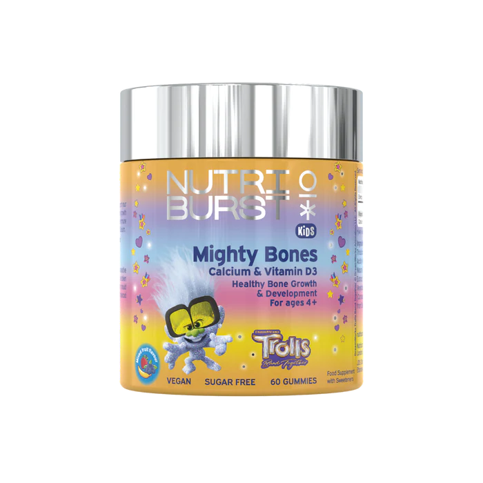 Mighty Bones Calcium & Vitamin D3 Kids Multivitamin 60 Vitamin Gummies