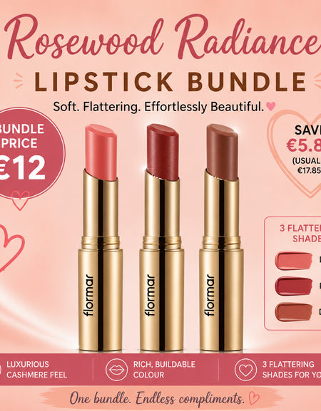 Rosewood Radiance | Deluxe Cashmere 3 Lipstick Bundle Offer
