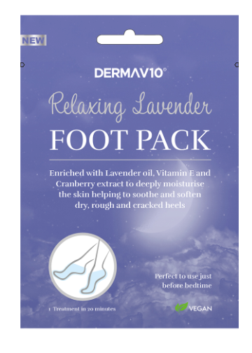Derma V10 Lavender Foot Pack