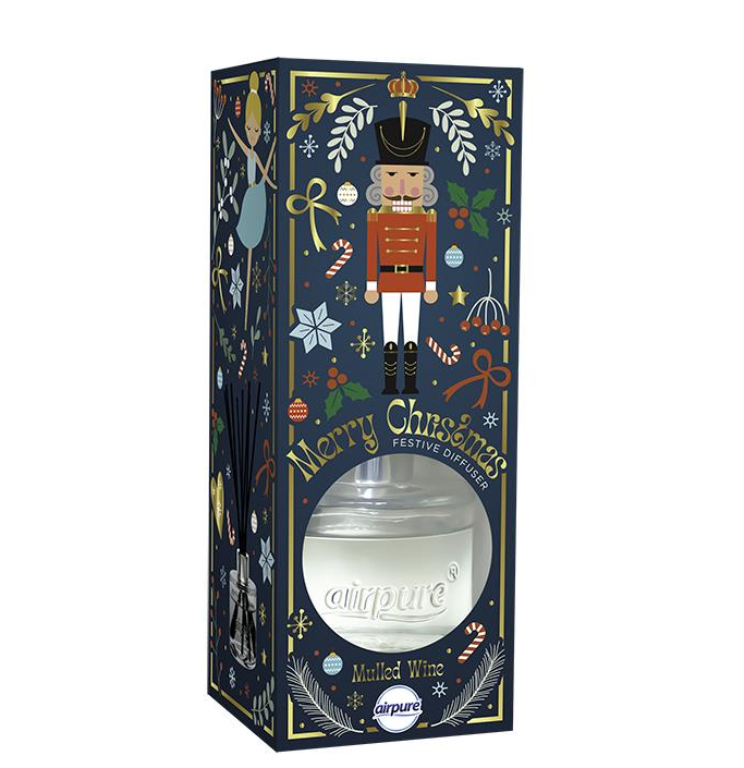 Nutcracker Reed Diffuser - Mulled Wine