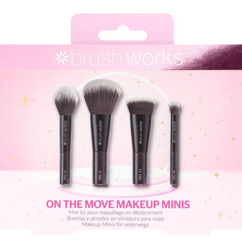 On The Move Minis 4 Piece Makeup Brush set