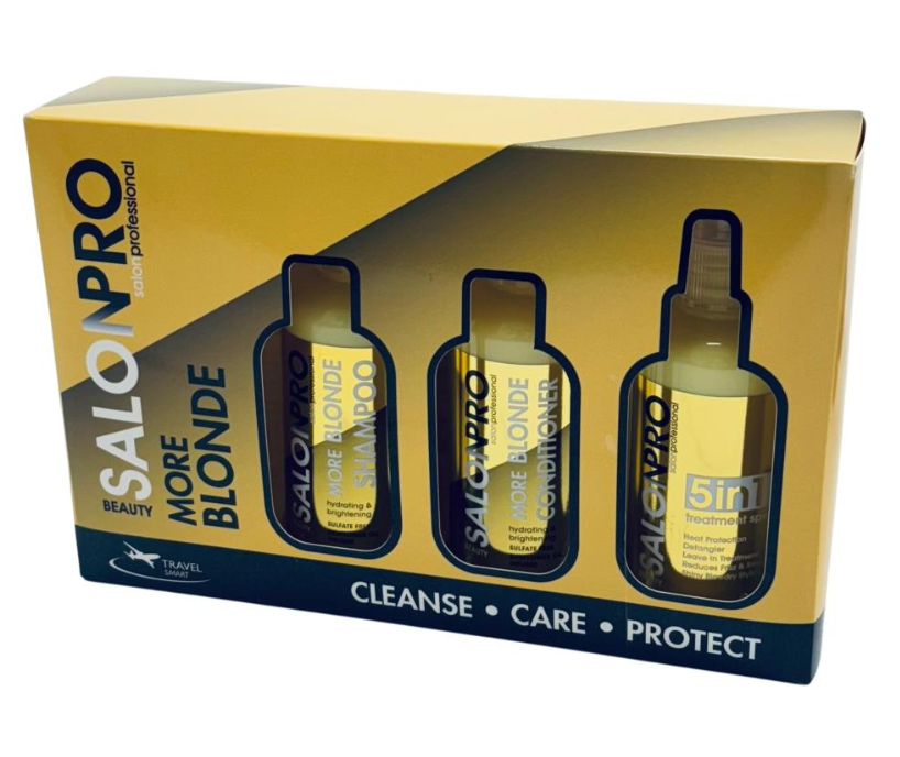 More Blonde Hair Travel Set 3 Piece