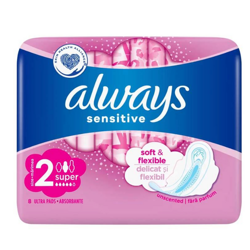 Sensitive Super Pads With Wings