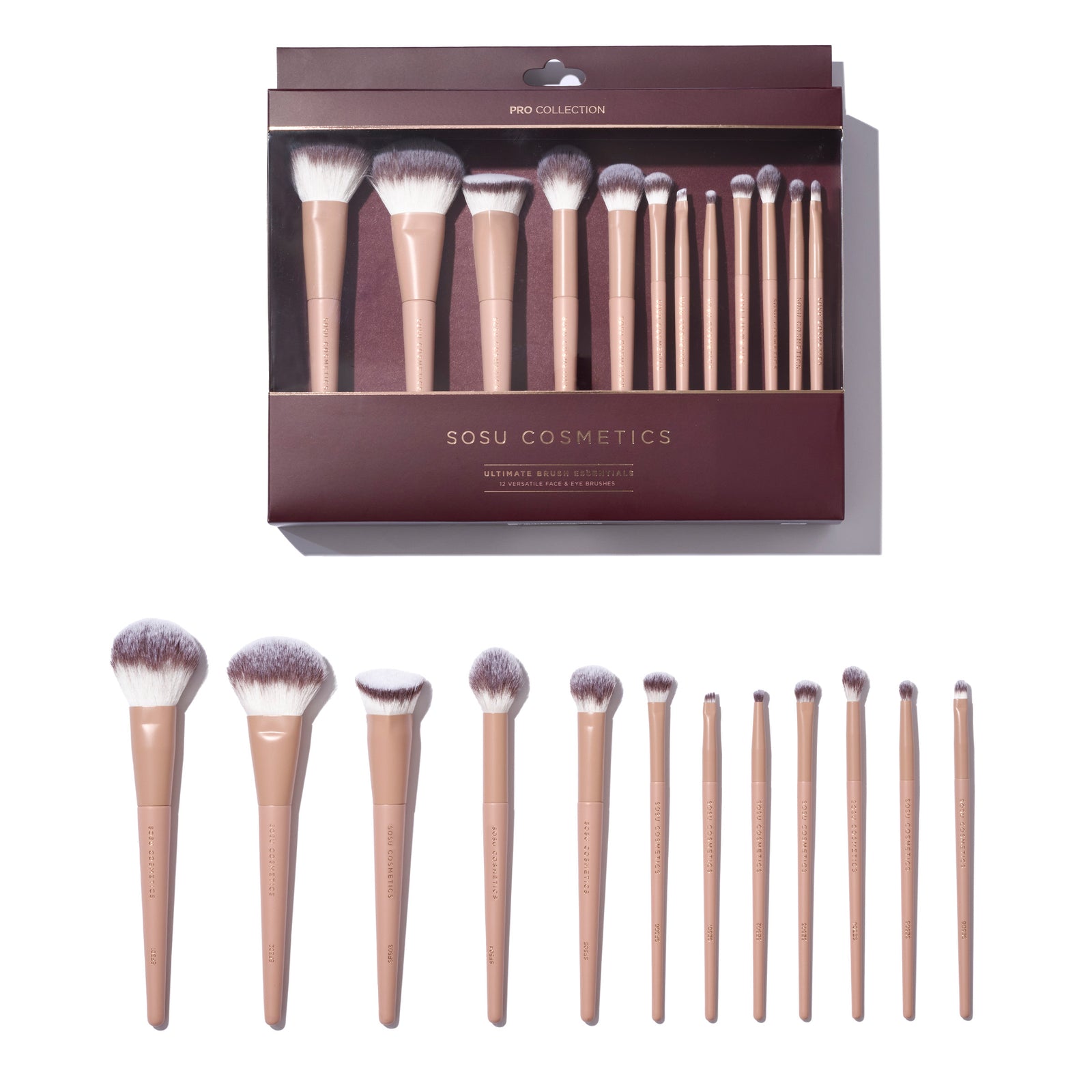 Pro Collection Ultimate Brush Essentials 12 Piece Set