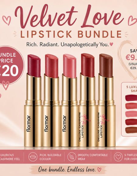 Velvet Love | Deluxe Cashmere 5 Lipstick Bundle Offer