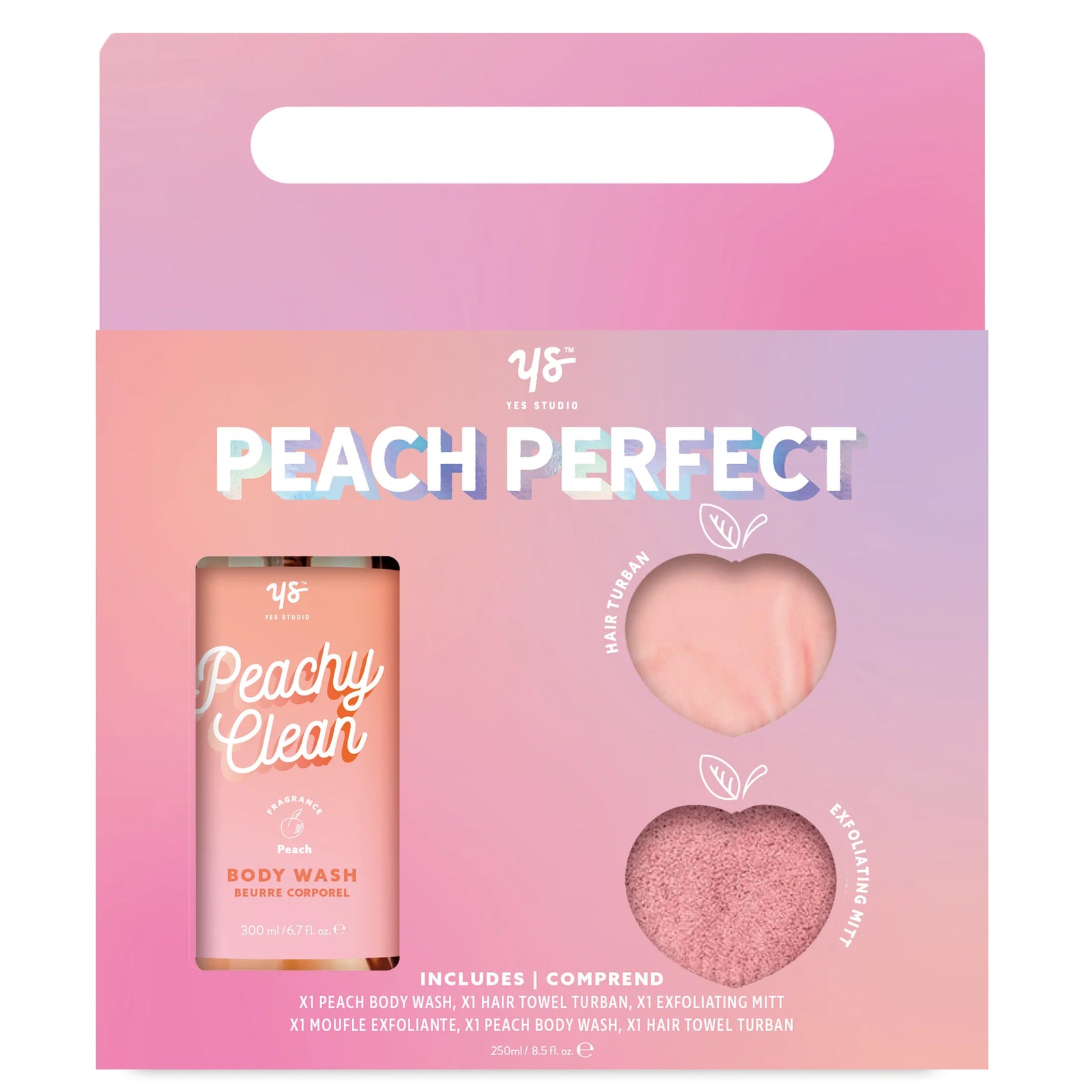 Peach Perfect 3 Piece Shower Gift Set