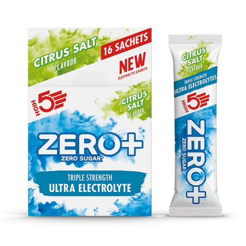 HIGH 5 Zero+ Ultra Electrolytes 16 Sachet Box | Citrus Salt
