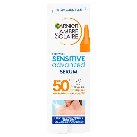Ambre Solaire Sensitive Advanced Serum SPF 50 Face & Body 125ml