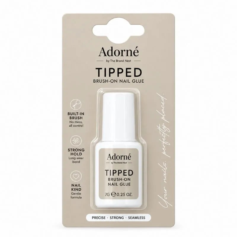 Tipped Brush On Nail Glue 7g