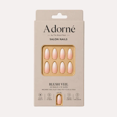 Blush Veil | False Nails