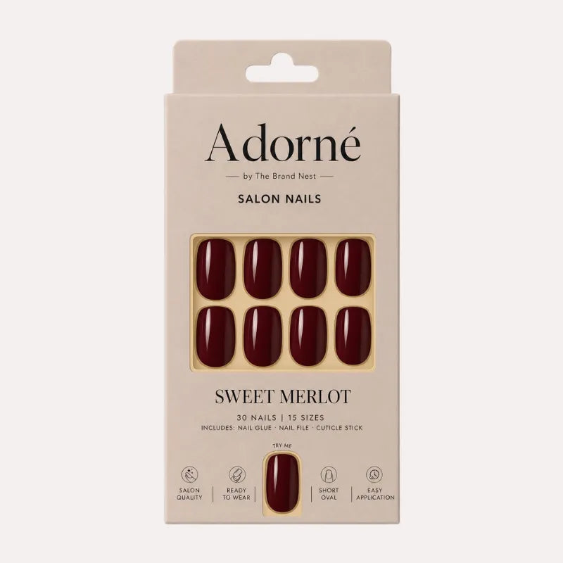 Sweet Merlot | False Nails