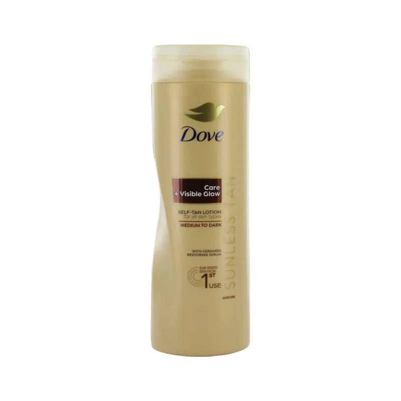 Care + Visible Glow Gradual Self-Tan Lotion Medium/Dark 250ml