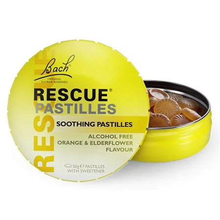 Rescue Remedy Pastilles | Orange & Elderflower 50g
