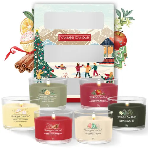 Holiday Candle Votive Gift Set