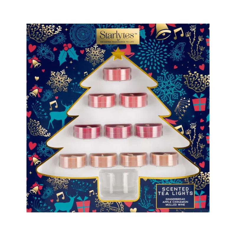 Christmas Tree Candle Votive Set