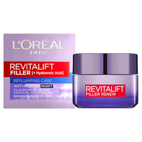 L'Oreal Revitalift Filler +Hyaluronic Acid Night Cream 50ml