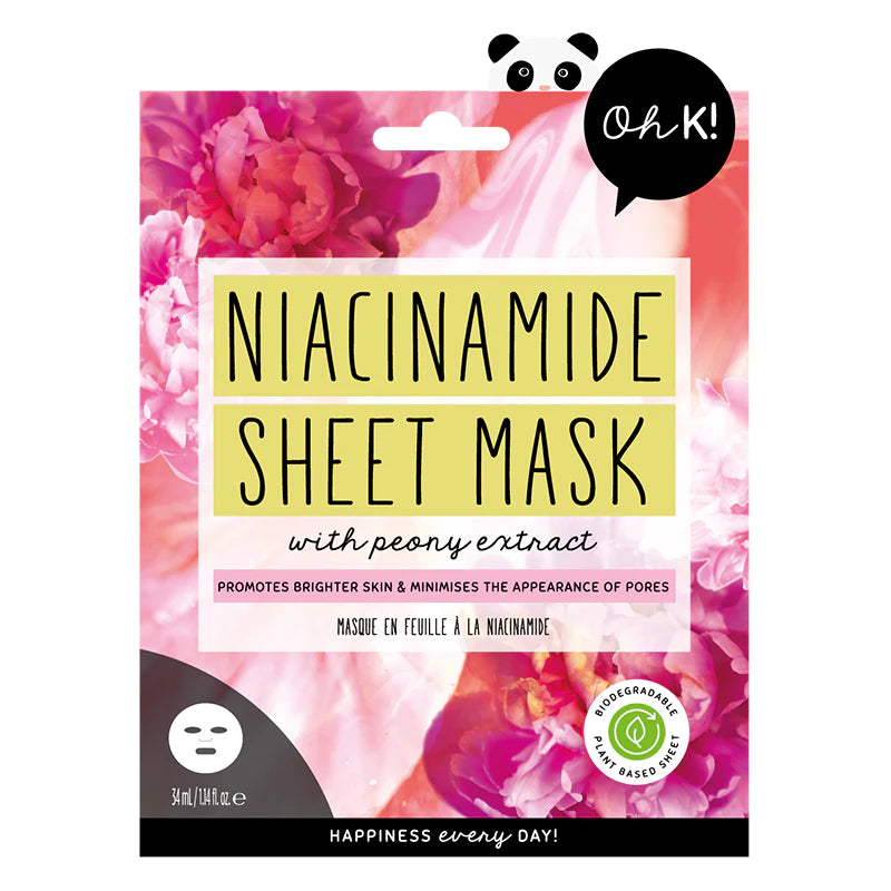 Niacinamide Sheet Mask With Peony Extract