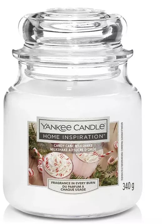 Home Inspiration Candle 340g | Candy Cane Milkshake