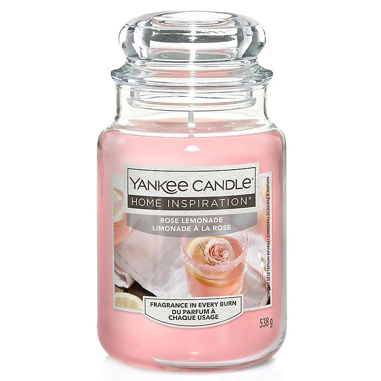 Yankee Candle Home Inspirations Candle - Rose Lemonade 538g