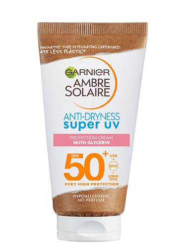 Ambre Solaire Anti-Dryness Super UV Face Cream SPF 50 - 50ml