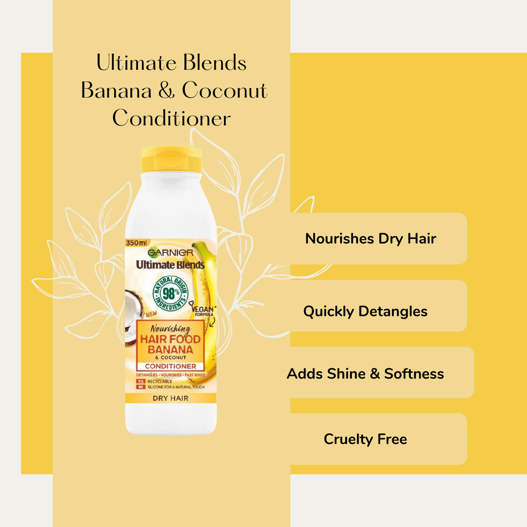 Ultimate Blends Nourishing Banana & Coconut Hair Food Conditioner 350ml
