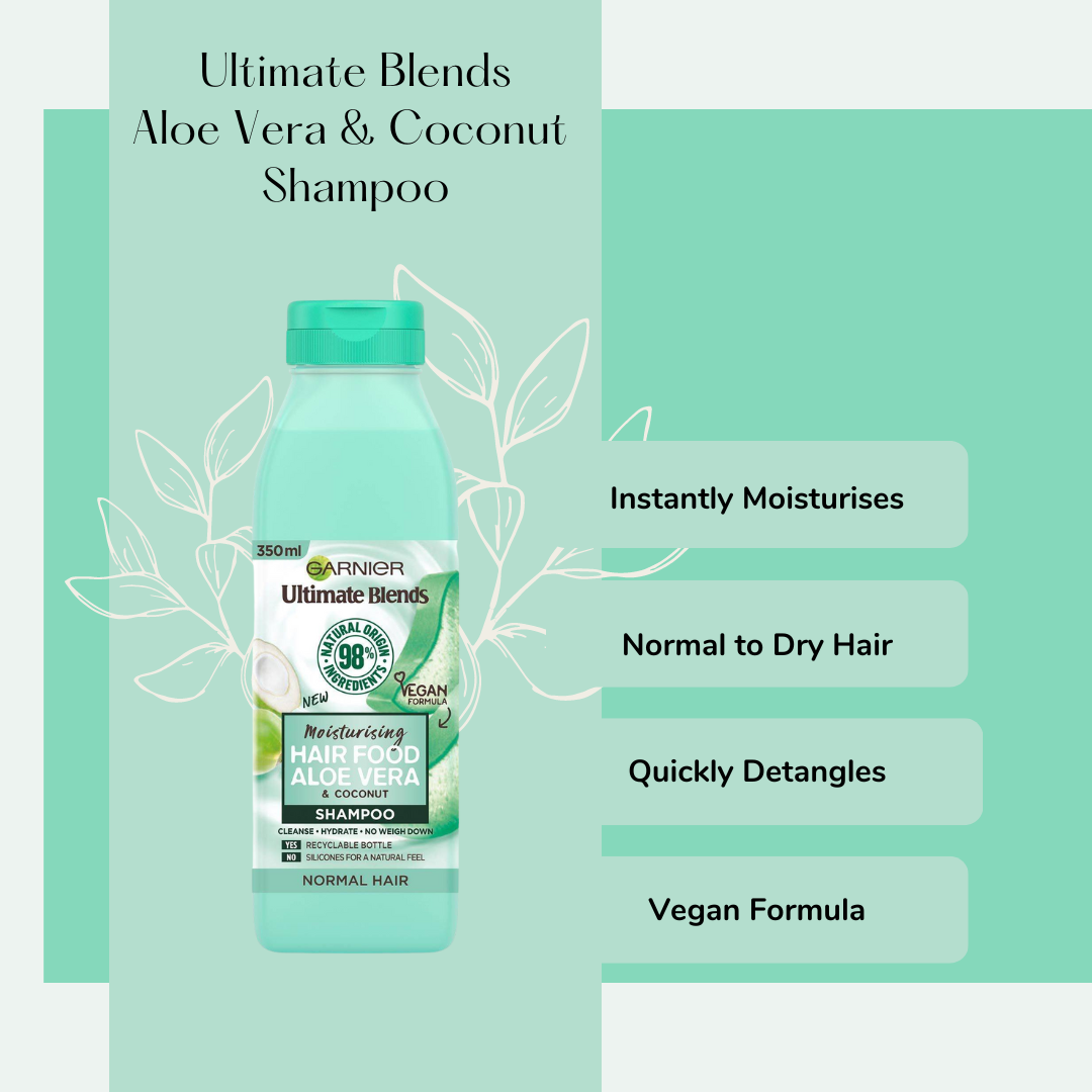 Ultimate Blends Moisturising Hair Food Aloe Vera & Coconut Shampoo 350ml
