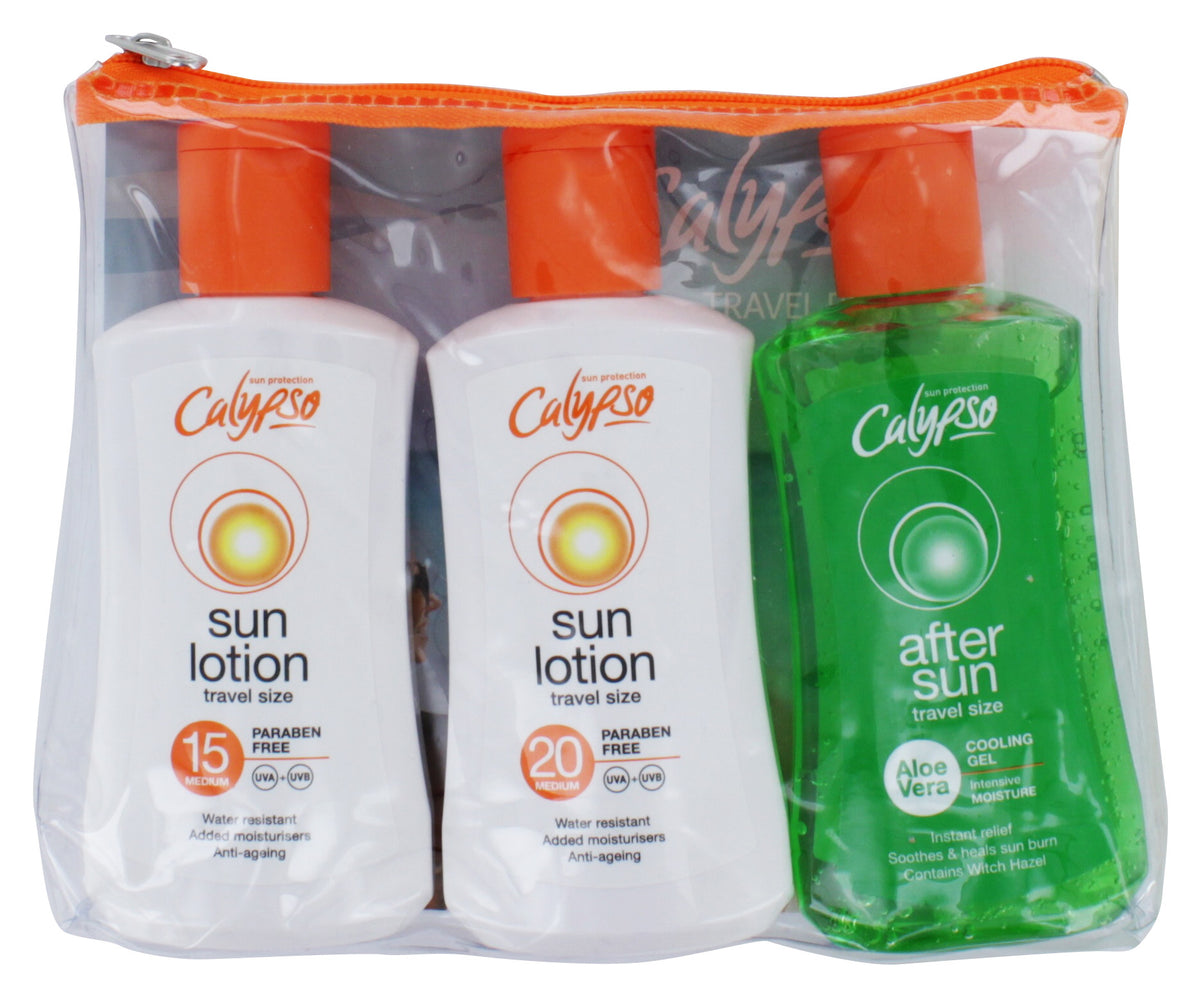 Calypso Sun Cream Travel Pack