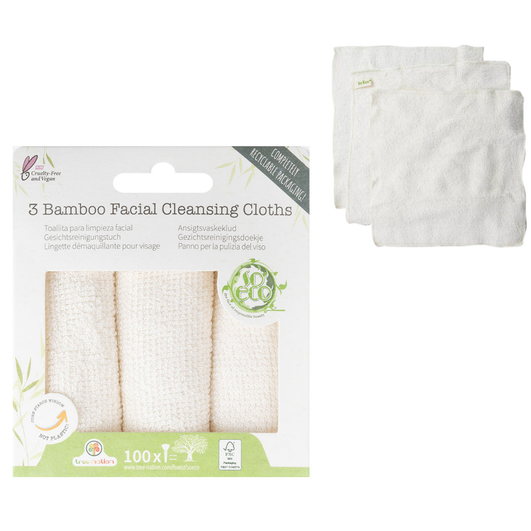 3 Pack Bamboo Cleansing Cloths