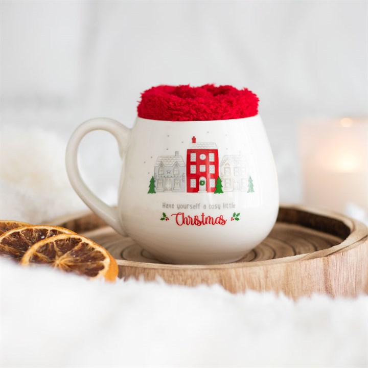 Cosy Christmas Mug & Sock Set